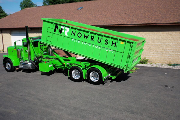 NowRush show casing their roll off dumpsters